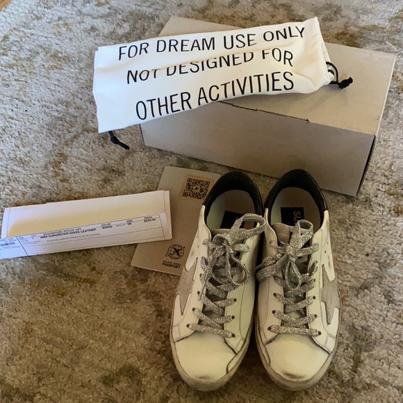 Authentic White Golden Goose tennis shoe - Picture 3 of 12